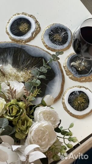 Сервировочный набор ручная работа