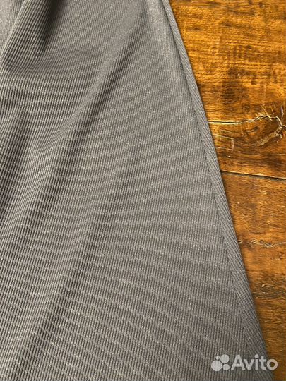 Серая юбка миди 44-46 талия на резинке