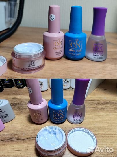 Набор гель лаков emi,grattol,nail republic,луи фил