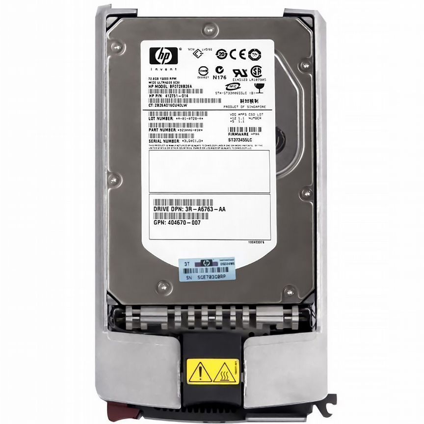 [BF0728B26A] Жесткий Диск Hp 72,8gb U320scsi 3.5" Bf0728b26a