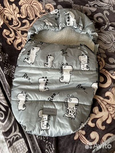 Конверт зимний на овчине