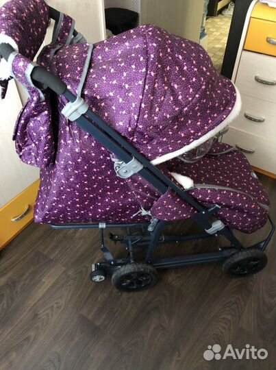 Детские санки коляска бу