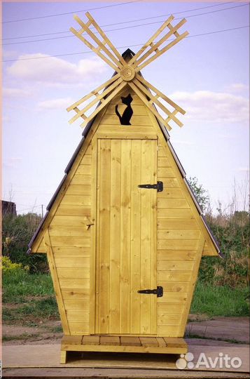 Дачный туалет с дельфином мйф 111