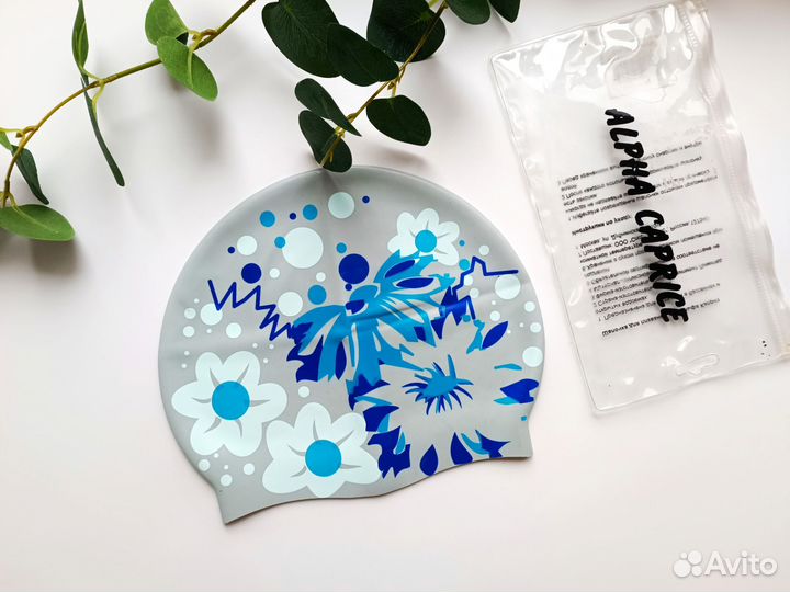 Шапочка для плавания новая детская для девочки