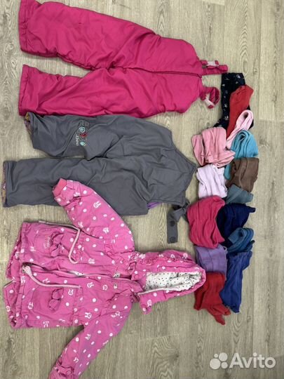 Детские вещи пакетом на девочку 92