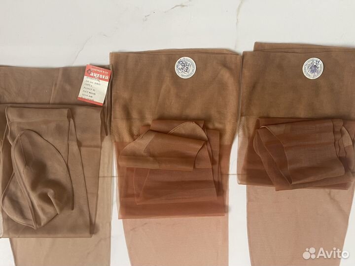 Капроновые чулки СССР винтаж, новые