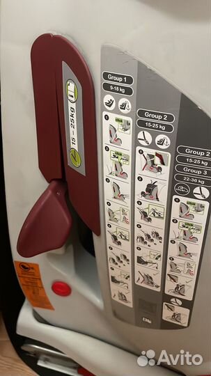 Детское автокресло 9 до 36 кг britax romer