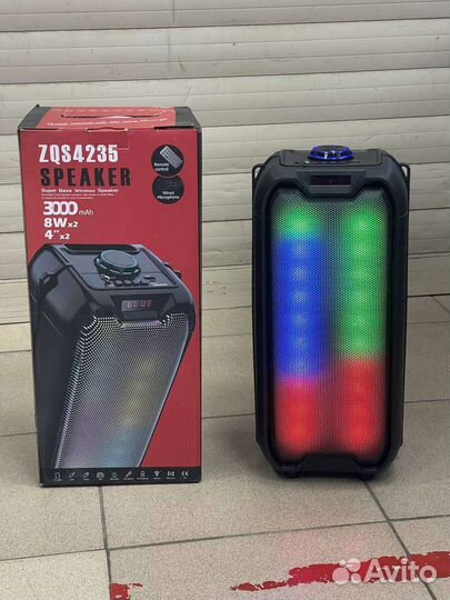 Беспроводная блютуз колонка ZQS-4235