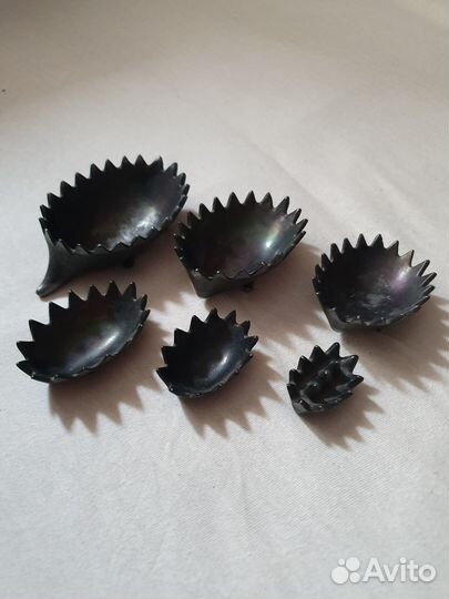 Пепельница Ежи Ёжики 6 штук