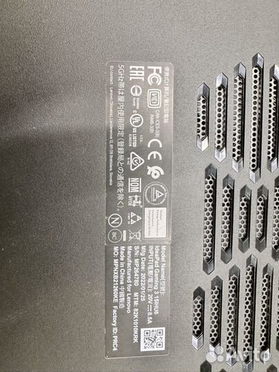 Ноутбук lenovo ideapad gaming 3 i5 16gb ssd 512gb