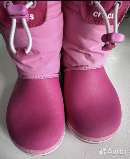 Сапоги crocs с 10 для девочки