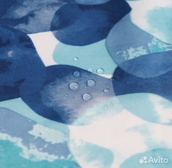 Штора для ванной комнаты с кольцами 180*180 новая