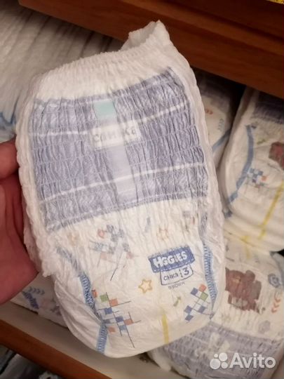 112 шт. Подгузники трусики huggies 3