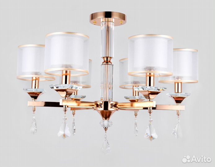 Подвесная люстра с хрусталем Ambrella light TR4535