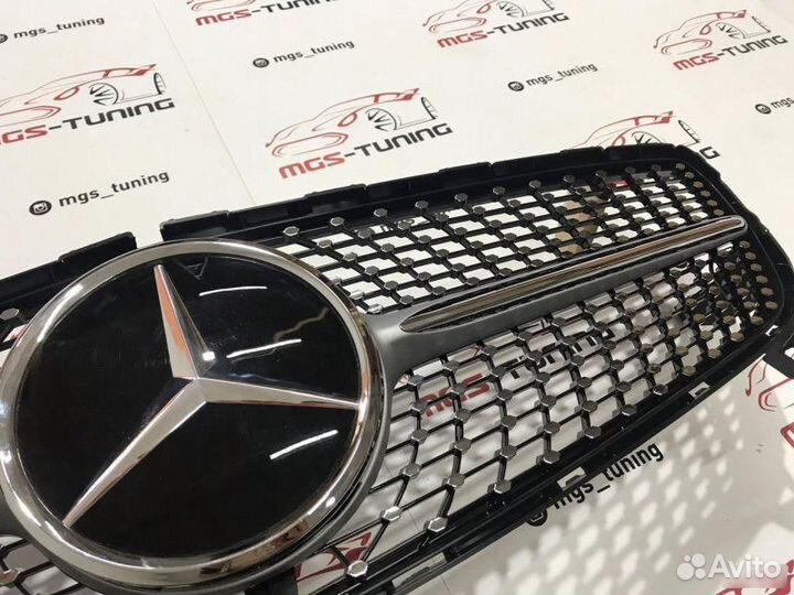 Решетка A-Class w176 Diamond Silver 15-18 Дистр