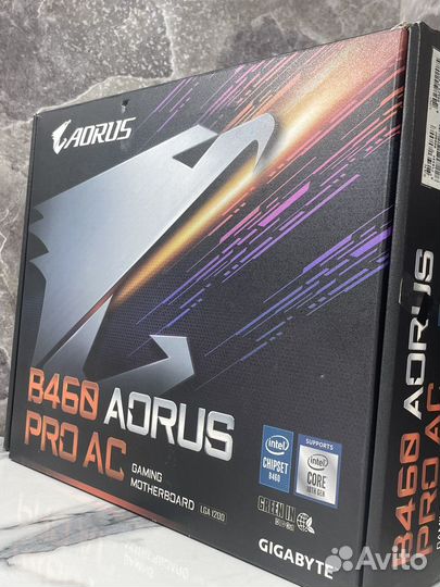 Материнская плата Gigabyte B460 aorus PRO AC