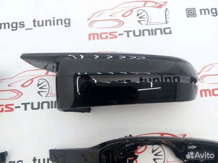 Корпуса зеркал стиль M черные для BMW 3 серии G20