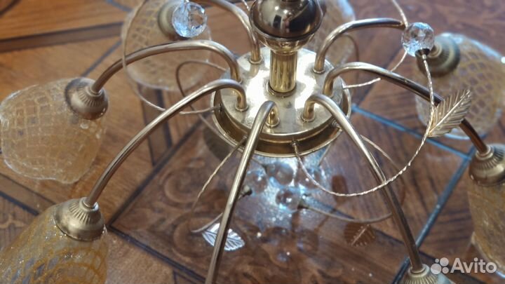 Люстра потолочная подвесная бу