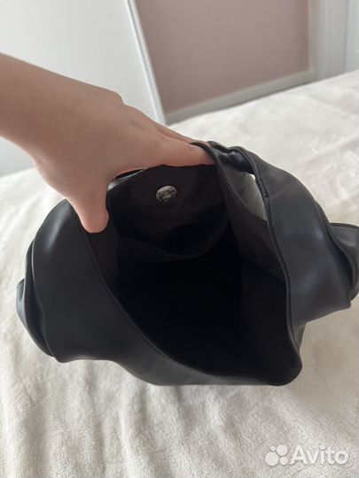 Сумка шопер кожаная