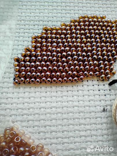 Набор для вышивания бисером Ежик riolis