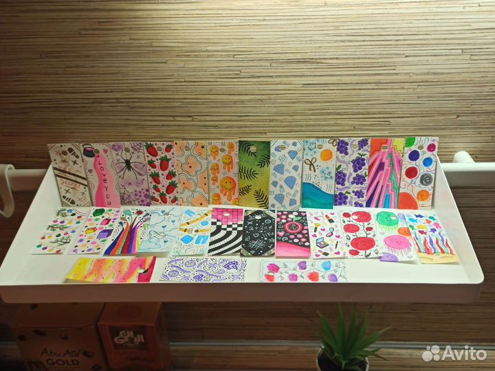 Бирки мини открытки подарочные