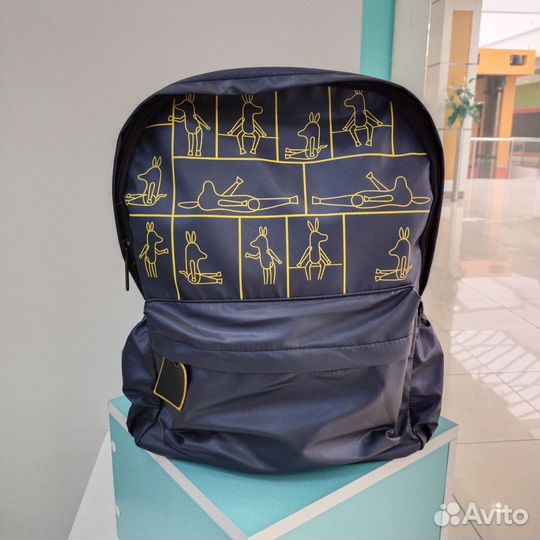 Рюкзак школьный для девочки, синий