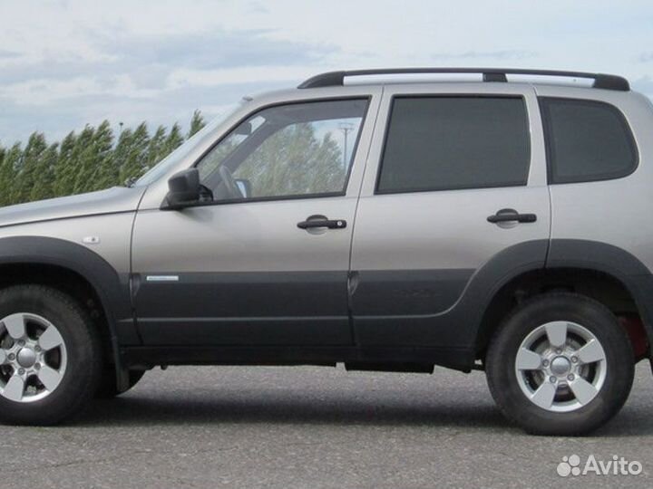 Рейлинги на крышу установка Chevrolet Niva Bertone