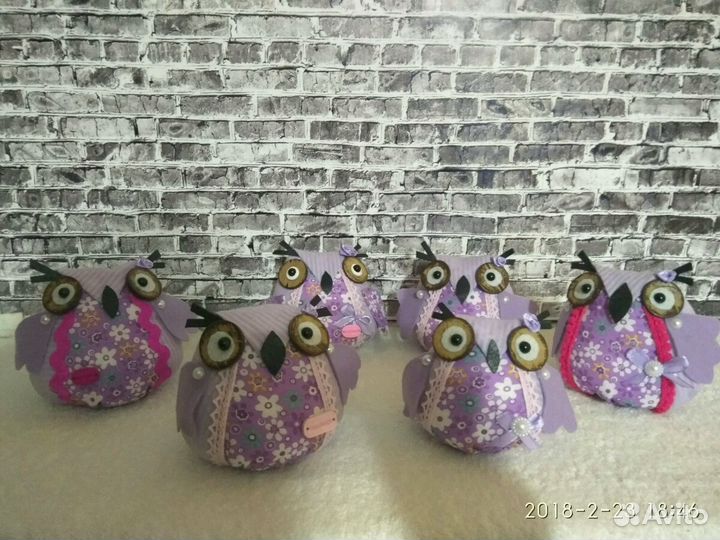 Совушки интерьерные