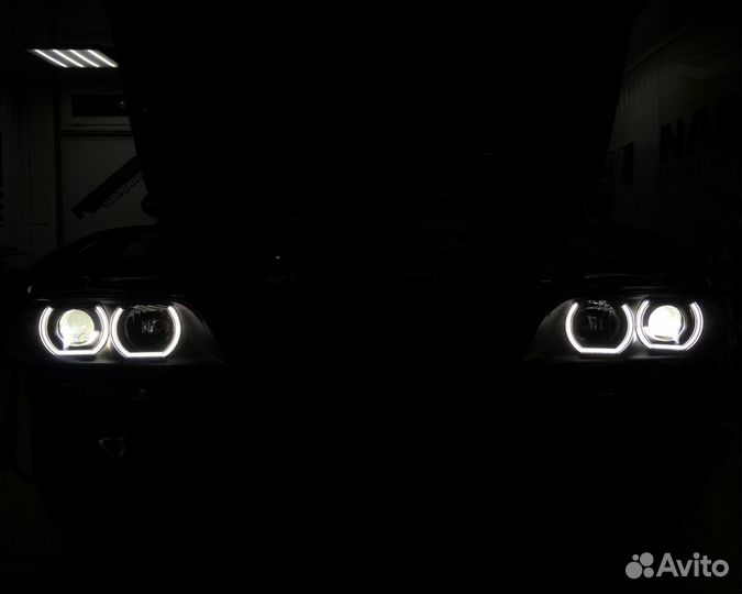 LED DTM ангельские глазки на BMW E39/E60/F02