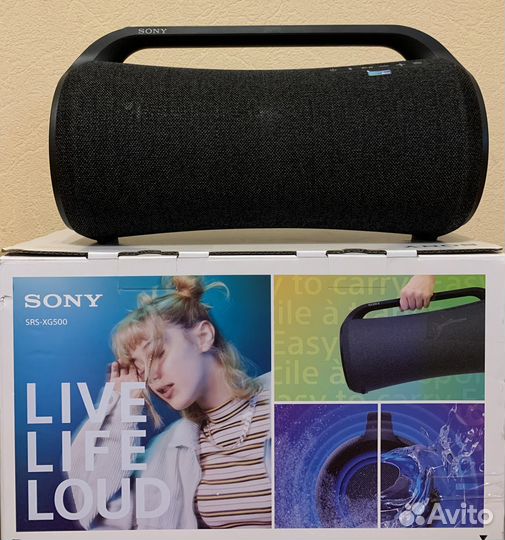 Портативная колонка sony srs xg 500 новая