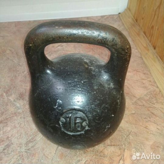 Гири 16 кг и 24кг гантели от 2 до 6 кг