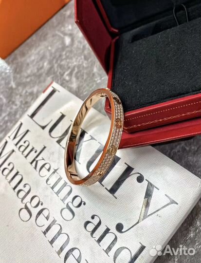 Золотой браслет Cartier 40.5 гр 2.2 ct