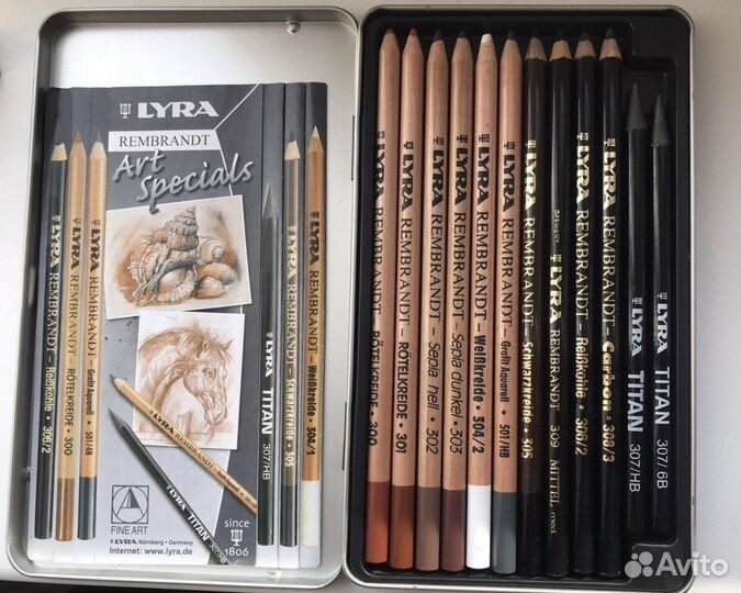 Набор карандашей lyra rembrandt art specials новые