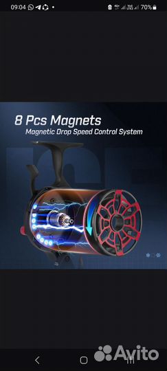 Зимняя катушка Piscifun ICX Frost(Левая)