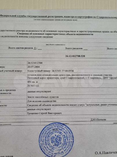 Участок 4,9 сот. (ИЖС)