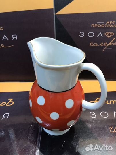 Кувшин Фарфор Горошек Барановка