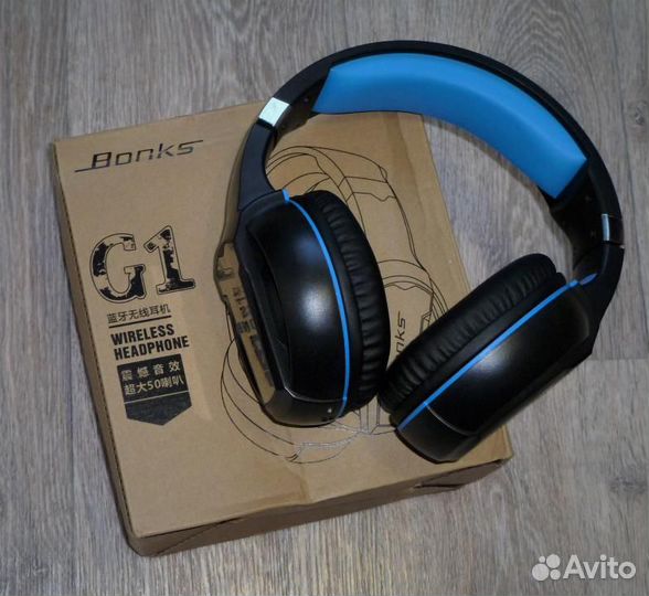 Универсальные bluetooth наушники Bonks G1(Новые)