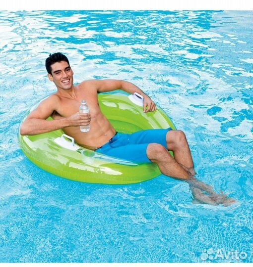 Круг Intex надувной с сеткой, 119 см