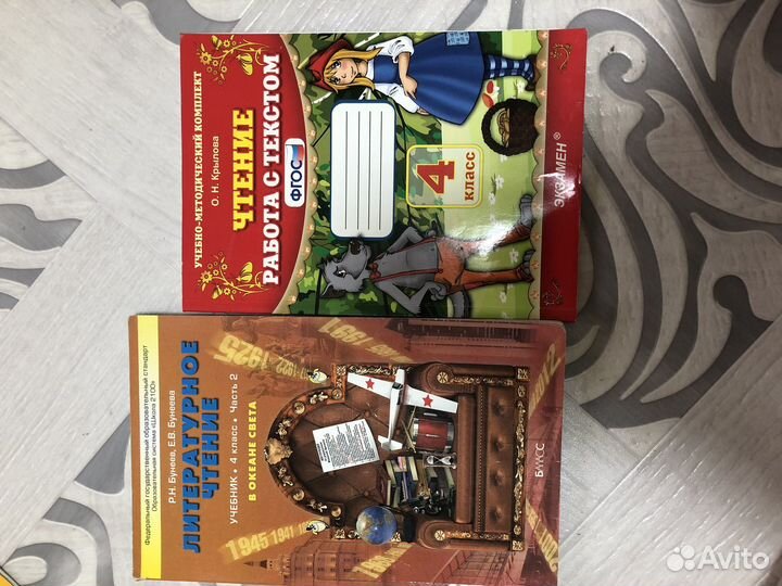 Рабочий тетради и учебники