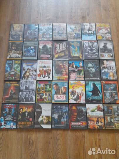 DVD диски 45 штук