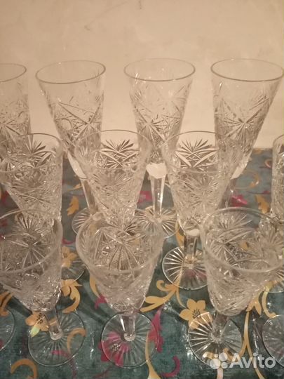 Фужеры. Хрусталь. СССР