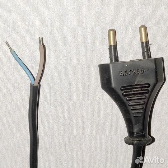 Сетевой провод с вилкой. 5 шт./лот. Новые