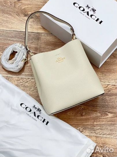 Сумка женская ведро Coach 6 цветов