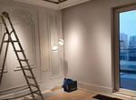 Покраска стен и потолков (кухон. гарнитур+ двери)