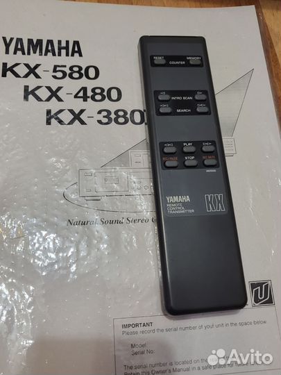 Yamaha KX-580 кассетная дека в идеале Japan