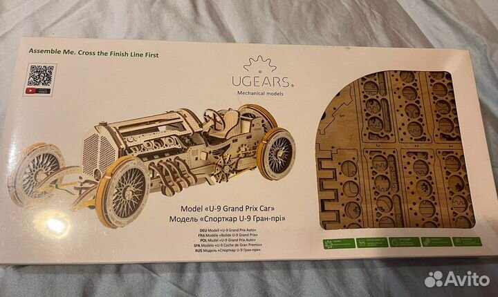 3d конструктор ugears Спорткар U-9 Гран-при