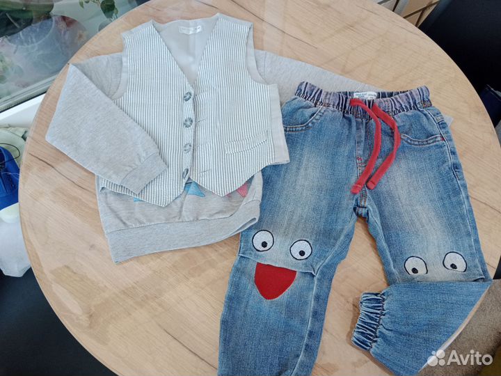 Детские вещи на мальчика, пакетом
