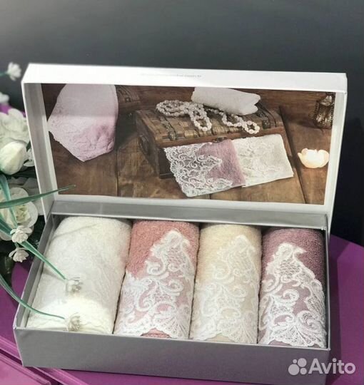 Полотенца jasmin maison DOR -4- шт - 30*50