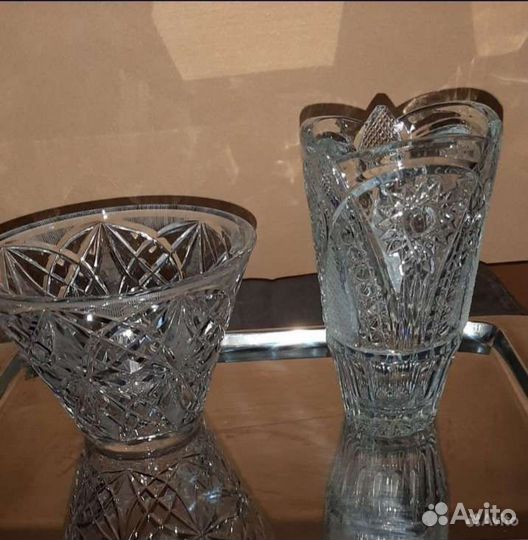 Ваза хрустальная для цветов и фруктов