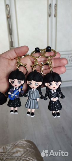 Брелок персонажи аниме, Венсдей, Наруто, Куроми